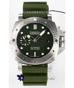 Panerai Super Clone Luminor Submersible Verde Militare PAM1055 42MM Replica Watch