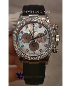 Rolex Daytona Super Clone Steel Casing Cal.4131 Movement Watch Custom Sapphires Bezel