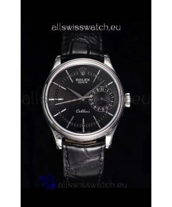 Rolex Cellini Date Ref#50519 Replica 1:1 Mirror 904L Steel Watch Black Dial