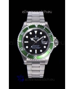 Rolex Submariner 50th Anniversary "Kermit" Swiss Replica Watch 904L Steel Casing