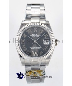 Rolex Super Clone Datejust ETA 2688 Movement 31MM Stainless Steel Case Grey Dial Watch