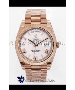 Rolex Day Date Presidential 18K Rose Gold Watch 40MM - Olive Green Dial 1:1 Mirror Quality
