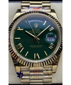 Rolex Day Date Presidential 18K Rose Gold Watch 40MM - Olive Green Dial 1:1 Mirror Quality