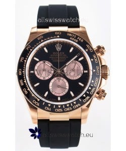 Rolex Cosmograph Daytona M126515 Rose Gold Black Dial Original Cal.4131 Movement Watch 