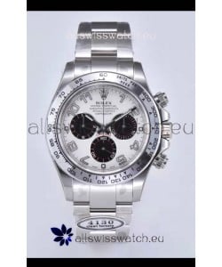 Rolex Cosmograph Daytona Panda M116519 Original Cal.4130 Movement - 904L Steel Watch White Dial