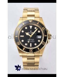 Rolex Submariner 41MM Date Ceramic Gold m126618ln - Replica 1:1 Mirror - Ultimate 904L Steel Watch