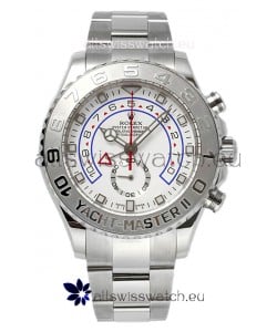 Rolex Yachtmaster II Stainles Steel Ref.116689 1:1 White Gold Plated Bezel 