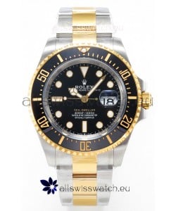 Rolex Sea-Dweller Super Clone 126603 Swiss Replica Watch 1:1 Mirror Replica in Two Tone Casing 904L Steel