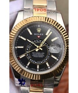 Rolex Sky-Dweller Oystersteel and Yellow Gold Oyster 42MM 1:1 Mirror Replica Watch 