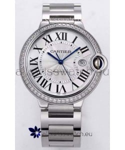 Ballon De Cartier Automatic 1:1 Mirror Swiss Replica Watch in 904L Steel Casing - 36MM