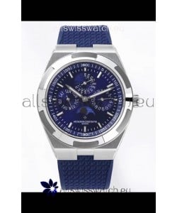 Vacheron Constantin Overseas Perpetual Calendar Ultra-Thin Blue Dial Steel Casing Replica