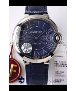 Ballon De Cartier Swiss Automatic 1:1 Mirror Quality 33MM in Stainless Steel Casing 