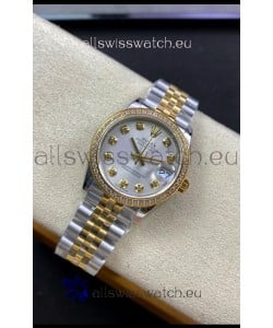 Rolex Datejust 278383 31MM Swiss Replica in 904L Steel Two Tone Yellow Gold Pearl Dial 1:1 Mirror Replica