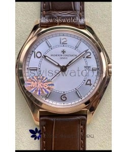 Vacheron Constantin Fiftysix Edition Rose Gold Steel 1:1 Mriror Replica White Dial 