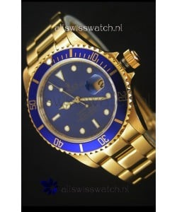 Rolex Submariner 16618 Gold Replica 1:1 Watch with Swiss 3135 Movement