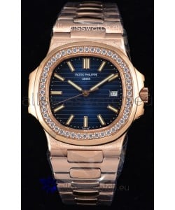 Patek Philippe Nautilus 5711/1R 1:1 Mirror Watch - Rounded Diamonds Bezel