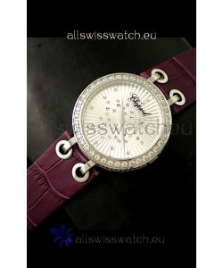 Chopard Xtravaganza Ladies Japanese Replica Watch in Silver Dial