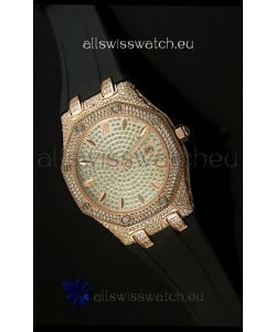 Audemars Piguet Royal Oak LADY Replica Watch in Diamonds Dial Edition