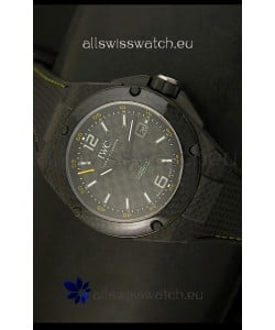 IWC Ingenieur Carbon Casing Swiss Replica Watch in Black Carbon Dial