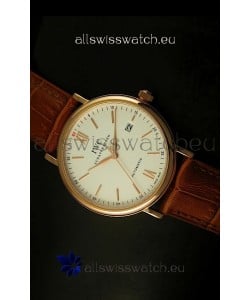 IWC Portofino Automatic Pink Gold Top Grade Japanese Replica Watch