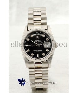 Rolex Day Date Silver Japanese Replica Watch