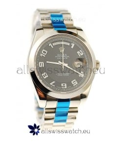 Rolex Day Date II Silver Japanese Replica Watch