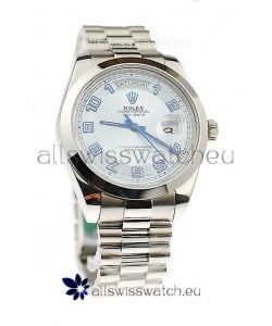 Rolex Day Date II Silver Japanese Replica Watch