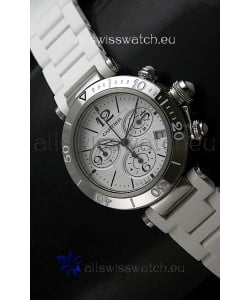 Cartier Pasha de Ladies Replica Watch in White Dial
