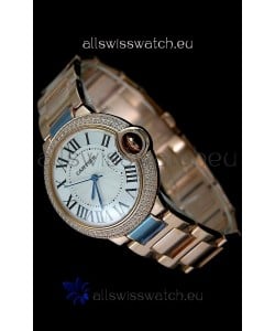 Cartier Balon de Swiss Replica Watch in White Dial