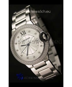 Balon Bleu de Cartier Mens Japanese Watch in Steel