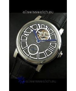 Ballon De Cartier Flying Tourbillon Japanese Replica Watch - Steel Case