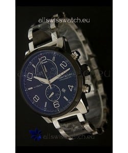 Montblanc FlyBack Chronometer Watch in Dark Black Dial