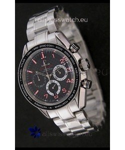 Omega SpeedMaster Quartz in Black Dial